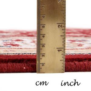 Wollteppich Dolna 100 % Schurwolle - Rot - 160 x 230 cm