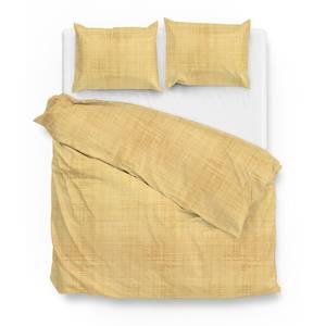 Parure de lit Yvan Coton - Jaune - 240 x 200/220 cm + 2 oreillers 70 x 60 cm