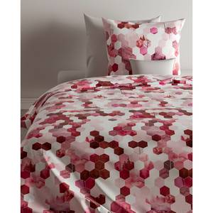 Copripiumino e federa Pax Raso - Rosa - 140 x 200/220 cm + cuscino 70 x 60 cm