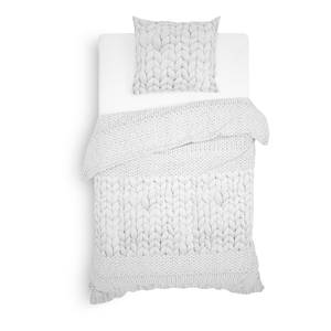 Parure de lit Paddy Flanelle - Blanc neige - 140 x 200/220 cm + oreiller 70 x 60 cm