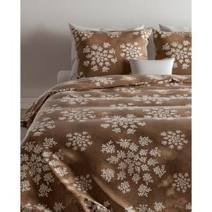 Parure de lit Bassett Coton - Taupe - 140 x 200/220 cm + oreiller 70 x 60 cm