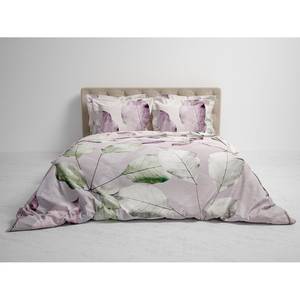 Parure de lit réversible Eray Coton - Taupe - 260 x 220 cm + 2 oreillers 60 x 70 cm