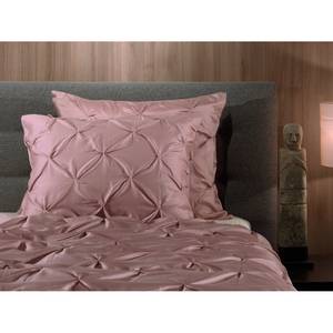 Beddengoed Nova satijn - roze - 140x200/220cm + kussen 70x60cm