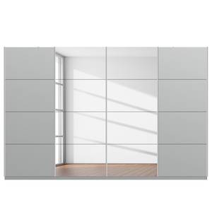 Schwebetürenschrank SKØP pure reflect Seidengrau - 360 x 236 cm - 4 Türen