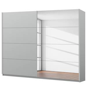 Schwebetürenschrank SKØP pure reflect Seidengrau - 270 x 236 cm - 2 Türen