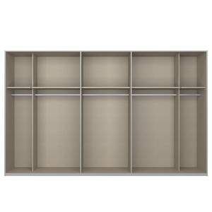 Schwebetürenschrank SKØP pure reflect Seidengrau - 360 x 236 cm - 3 Türen