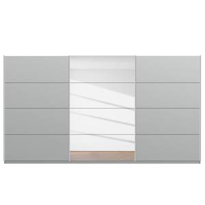 Schwebetürenschrank SKØP pure reflect Seidengrau - 405 x 236 cm - 3 Türen