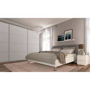 Armoire à portes coulissantes SKØP pure Gris soie - 360 x 222 cm - 3 portes