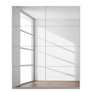 Schwebetürenschrank SKØP reflect Seidengrau - 181 x 222 cm - 2 Türen