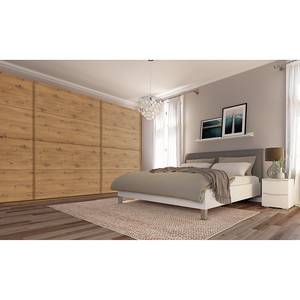 Schwebetürenschrank SKØP pure Eiche Artisan Dekor - 405 x 236 cm - 3 Türen