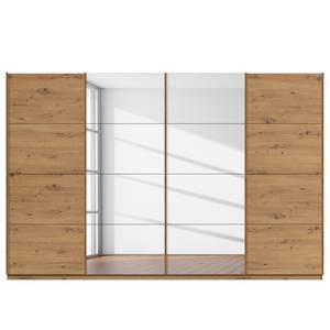 Schwebetürenschrank SKØP pure reflect Eiche Artisan Dekor - 360 x 222 cm - 4 Türen