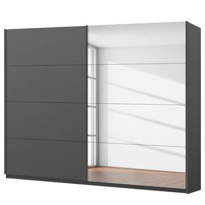 Zweefdeurkast SKØP pure reflect Grafiet - 270 x 222 cm - 2 deuren