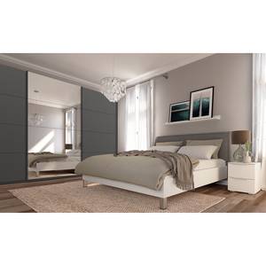 Zweefdeurkast SKØP pure reflect Grafiet - 360 x 222 cm - 3 deuren