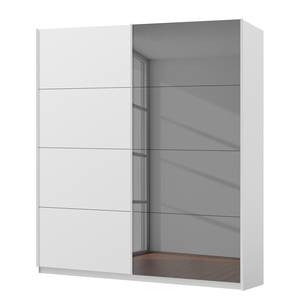 Schwebetürenschrank SKØP  pure reflect+ Alpinweiß - 181 x 236 cm - 2 Türen