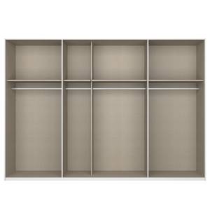 Schwebetürenschrank SKØP  pure reflect+ Alpinweiß - 315 x 222 cm - 3 Türen