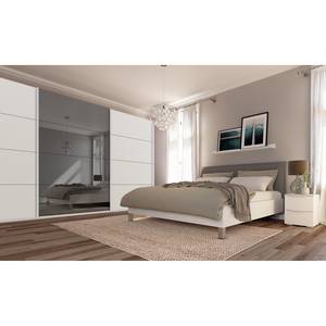 Zweefdeurkast SKØP  pure reflect+ Alpinewit - 405 x 222 cm - 3 deuren