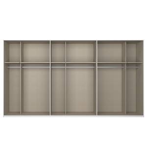 Zweefdeurkast SKØP  pure reflect+ Alpinewit - 405 x 222 cm - 3 deuren