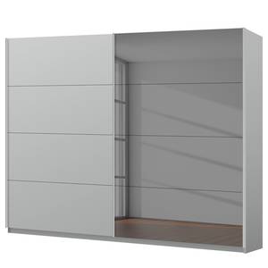 Schwebetürenschrank SKØP  pure reflect+ Seidengrau - 270 x 236 cm - 2 Türen