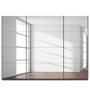 Schwebetürenschrank SKØP reflect Graphit - 270 x 222 cm - 3 Türen