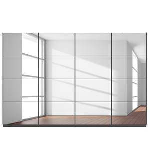 Schwebetürenschrank SKØP reflect Graphit - 360 x 222 cm - 4 Türen