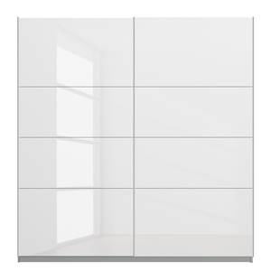 Zweefdeurkast SKØP pure gloss Wit hoogglans/Zijdegrijs - 225 x 236 cm - 2 deuren