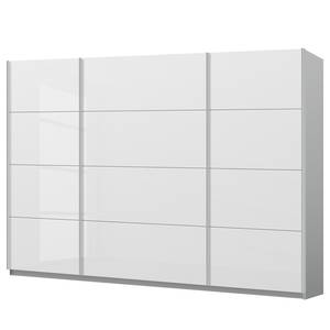 Zweefdeurkast SKØP pure gloss Wit hoogglans/Zijdegrijs - 315 x 236 cm - 3 deuren