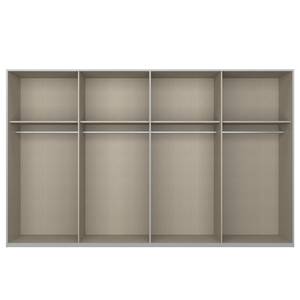 Zweefdeurkast SKØP pure gloss Wit hoogglans/Zijdegrijs - 360 x 222 cm - 4 deuren