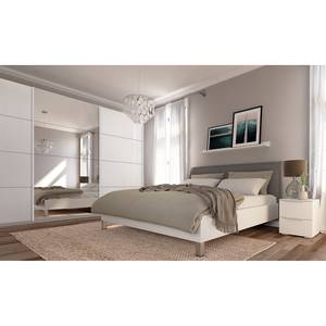 Armoire SKØP gloss reflect Blanc brillant / Gris soie - 360 x 222 cm - 3 portes