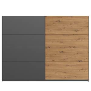 Schwebetürenschrank SKØP pure artisan Graphit / Eiche Artisan Dekor - 270 x 236 cm - 2 Türen