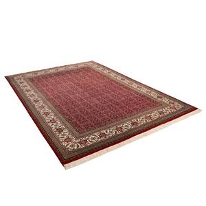 Wollteppich Sirsa Silk Bidjarao Schurwolle / Seide - Rot / Creme - 70 x 140 cm