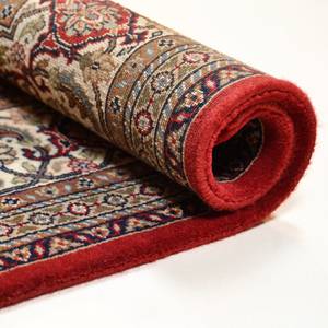 Wollteppich Sirsa Silk Bidjarao Schurwolle / Seide - Rot / Creme - 70 x 140 cm