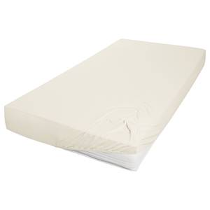 Drap-housse Perkal Percale de coton - Blanc laine - 180 x 220 cm