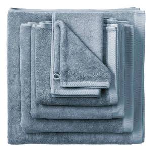 Handdoek Brava set van 2 katoen - Middel blauw