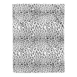 Plaid Snow Leopard polyester - grijs