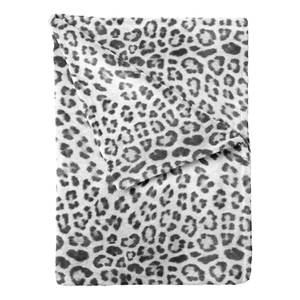 Plaid Snow Leopard polyester - grijs
