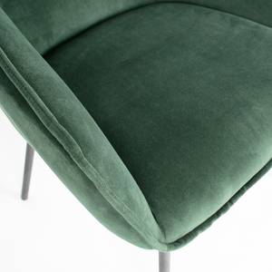 Chaise à accoudoirs Lester II (lot de 2) Vert foncé