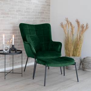 Fauteuil Entrup Velours - Vert