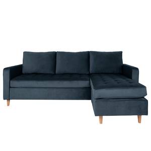 Ecksofa Galaxy Samt - Dunkelblau