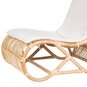 Valencia Fauteuil rotin, supports Velours - Bois