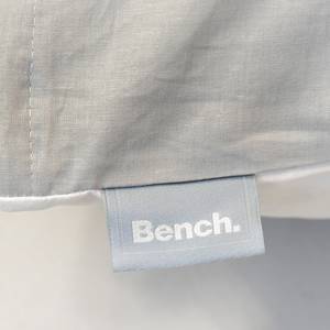 Parure de lit Bench coton - Gris - 135 x 200 cm + oreiller 80 x 80 cm