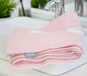 Serviette de bain Bench II Coton - Rose