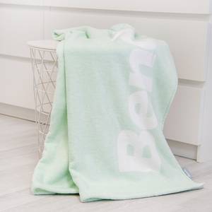 Handdoek Bench II katoen - Groen