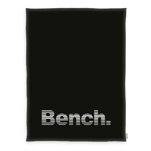 Plaid Bench I Microfaser - Schwarz