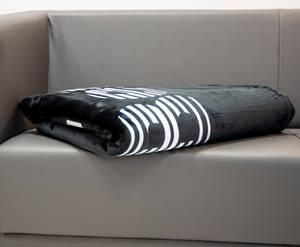 Plaid Bench I Microfibre - Noir