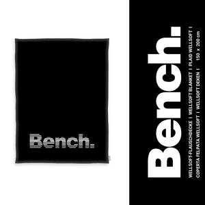 Plaid Bench I Microfibre - Noir