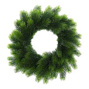 Kerstkrans Houstrup polyester PVC - groen