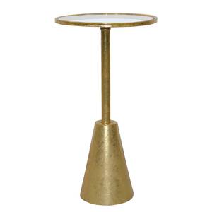 Beistelltisch Burtejin Glas / Metall - Gold