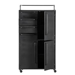 Highboard Onega Metall - Schwarz