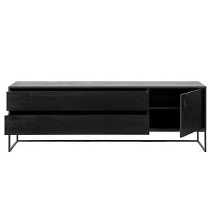 Tv-meubel Cobar massief essenhout - zwart essenhout