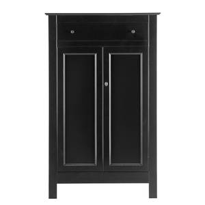 Buffet haut Lamar Pin massif - Noir